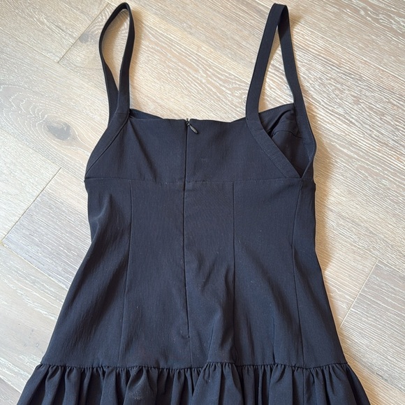 Zara Black Cut Out Bubble Skirt Dress - Picture 6 of 7